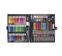 TACHAN - Maletín artístico 150 piezas para niños - Set Creativo con Rotuladores, Lápices, Ceras, Acuarelas y Accesorios - Estuche con Asa - 33,6×28×3,6 cm (CPA Toy Group 703T01068)