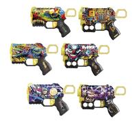 TACHAN- Mini Lanzador de Dardos de Espuma para Niños - Diseño Urbano Tipo Grafiti - Tamaño Compacto - 6 Dardos Suaves Incluidos - Juguete Seguro para Interior y Exterior (CPA Toy Group 703T01029)