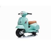 Tachan - Moto eléctrica Vespa - De Color Celeste - Batería Recargable 6v - con Luz Delantera - +3 años (711T00644 CPA Toy Group.)