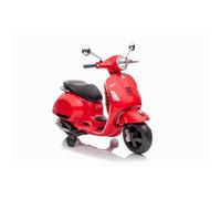 Tachan - Moto eléctrica Vespa - De Color Rojo - Batería Recargable 12v - con Luz Delantera y Trasera - +3 años (711T00851 CPA Toy Group)