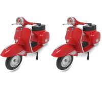 Tachan - Motocicleta de colección - Vespa 200 Rally 1976 - Escala 1:18 - De Color Rojo - (CPA Toy Group 773T00802) (Paquete de 2)