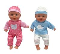 TACHAN - Muñeca Bebe de 31cm con Cuerpo blandito - Ropa extraíble - Dos Modelos Surtidos - Se Venden por Unidad (CPA Toy Group 799T00992)