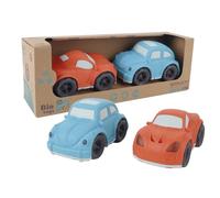 TACHAN - Pack de 2 Coches Eco para Niños - Vehículos Sostenibles de Paja de Trigo - Diseño Suave y Colores Vivos - Juguete Ecológico y Seguro (CPA Toy Group 703T01042)