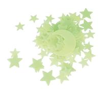 Tachan Pack de estrellas adhesivas con luna y planetas, luminiscentes para crear cielos en techos, se cargan de luz y iluminan en la oscuridad, 201 piezas