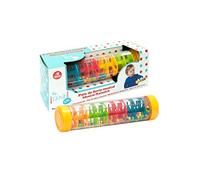 Tachan - Palo De Lluvia Musical con Cientos De Bolitas para Hacer El Efecto Lluvia, Lleno De Colores Vibrantes para Una Estimulación Sensorial Y Visual