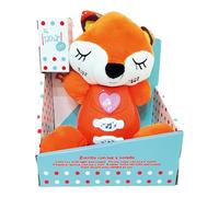 TACHAN - Peluche Zorro luz y Sonido - Textura blandita y Suave - Botones interactivos y Luminosos (CPA Toy Group 786T00720)