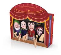 TACHAN - Set 4 Marionetas Infantiles de Blancanieves - Juego de Marionetas de Mano - Incluye 4 Personajes de Cuentos Infantiles - Dimensiones de la marioneta 30 cm (CPA Toy Group 749T00539)