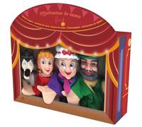TACHAN - Set 4 Marionetas Infantiles de Caperucita Roja - Juego de Marionetas de Mano - Incluye 4 Personajes de Cuentos Infantiles - Dimensiones de la marioneta 30 cm (CPA Toy Group 749T00538)