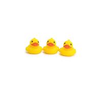 TACHAN - Set de 3 patitos de Goma para baño - Colección Juguetes para la bañera y Piscina - Juguete de Agua blandito (CPA Toy Group 756T00583)