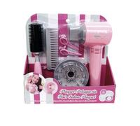 TACHAN - Set de peluquería Infantil con secador a Pilas y Accesorios - Juego de Belleza con Peine, Cepillo, Pinzas y difusor (CPA Toy Group 764T01072)