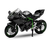 ¡TACHAN! TOYS ABRE LA MAGIA- TACHAN - Kawasaki Ninja H2R Black - Escala 1:12 - Suspensión Trasera- +3 (CPA Toy Group 773T00974)