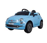 Tachan - Vehiculo electrico Fiat 500 Azul para niños, bateria 6v y con Radio Control r/c 2.4g, Luces, claxon y Encendido (711T00643 CPA Toy GROPU Trading S.L.)