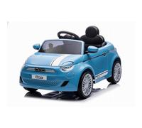 Tachan - Vehículo eléctrico Fiat 500 - De Color Azul - Batería 12v - Control Parental por R/C - +3 años (711T00852 CPA Toy Group)