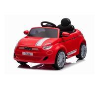 Tachan - Vehículo eléctrico Fiat 500 - De Color Rojo - Batería 12v - Control Parental por R/C + 3 años (711T00853 CPA Toy Group)