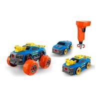 TACHAN - Vehículo Tunning - 3 Modelos en 1 - Set de Montaje de 46 Piezas - De Color Azul - con Atornillador eléctrico - +3 (CPA Toy Group 766T00901)