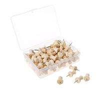 Tachuelas, Chinchetas de Madera Multicolor 100 Piezas(A)