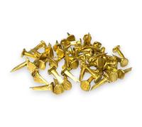 Tachuelas de corte de latón macizo, 10 mm, cabeza plana, clavos para tapicería y muebles, resistentes al óxido, acabado antiguo, paquetes de 50 g para restauración, construcción de barcos
