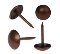 Tachuelas de tapicería para muebles, tachuelas de tapicería vintage para decoración, 100 unidades, kit surtido de pines para muebles, sofá, pulgar, clavos de tapicería de 7/16 pulgadas de diámetro de