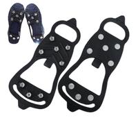 Tachuelas para Hielo | Botas con 8 Clavos proporcionan Agarre | Pasos Antideslizantes para Senderismo en Invierno Escalada - Mujeres en Invierno Actividades al Aire Senderismo, Escalada,