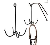 Tack Utility Rack, Sturdy Hanging Gear System, Organizer with Strong Capacity, Four Prong Equestrian Hanger, Versatile Bracket with Simple Design, Storage Tool for Garage Stall