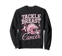 Tackle Breast Cancer Casco Rosa Lazo Concienciación Sudadera