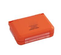 Tackle Organizer Case - Double Tier Compact Storage Container Small Item Box, Adjustable Dividers Multi Purpose Organizer | Practical Storage Solution For Fishing Accessories Crafts