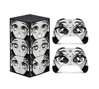 TACKY DESIGN Anime Skin compatible con Xbox Series x Skin Kawaii Console y dos controladores, Xbox x Pegatina de vinilo premium 3M Calcomanía completa, cubierta de Xbox