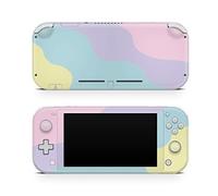 TACKY DESIGN Funda clásica de color sólido compatible con Nintendo Switch Lite, bloqueo de color compatible con Switch Lite Cover Vinilo 3M calcomanía linda envoltura completa compatible con