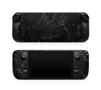 TACKY DESIGN Funda de mármol compatible con la cubierta de vapor, accesorios de cubierta de vapor de color negro, vinilo Kawaii, calcomanía de 3 m, bonita cubierta de cubierta de vapor de luna