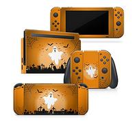 TACKY DESIGN Piel de Halloween compatible con Nintendo Switch, Ghost Switch, vinilo de 3 m, cubierta completa