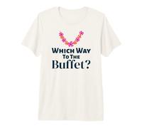 Tacky Tourist Which Way to The Buffet Costume Camiseta Premium