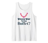 Tacky Tourist Which Way to The Buffet Costume Camiseta sin Mangas