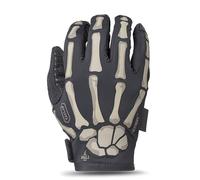 TACLAB Reaper - Guantes de esqueleto ligeros y antideslizantes de alta destreza con ajuste cómodo para airsoft, paintball, ciclismo, conducción, guantes compatibles con pantalla táctil (gris fantasma,