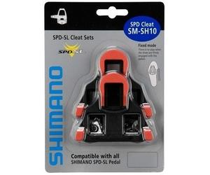 Tacletas Para Pedales Bici SHIMANO SPD SL SM SH-10 Rojas Fijas
