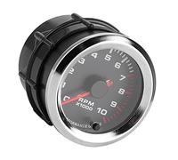 Tacmetro para motores pequeos tacometro rpm para carro fcil de instalar 10000 RPM 52 mm/2 pulgadas tacmetro universal para 1-10 cilindros a gasolina tacómetro de revoluciones Drehzahlmesser