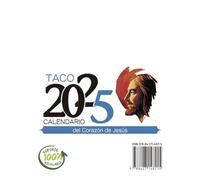Taco Calendario Sagrado Corazón 2025 - mesa con soporte (TACOS)