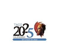 Taco Calendario Sagrado Corazón 2025 - notas con imán (TACOS)