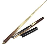 Taco de billar de 57 pulgadas, palos de billar articulados de 3/4 con puntas de 9,8/11,5 mm para elegir, el mejor regalo para amigos y seres queridos -4129 (tamaño: 9,8 mm)