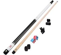 Taco de billar de 57 pulgadas, palos de billar hechos a mano con puntas de 11,5/13 mm para elegir, el mejor regalo para amigos y seres queridos -4129 (color: A, tamaño: puntas de 13 mm)