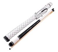 Taco de billar de 58 pulgadas hecho a mano de arce, tacos de billar individuales divididos en 1/2, mango de cuero, el mejor regalo para amigos y seres queridos -4129 (color: B, tamaño: 13 mm)