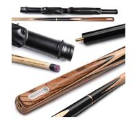 Taco de Billar de Billar 3/4 Split Snooker Estilo Chino Taco de Billar de Ocho Negros con Cabeza de Arce 10/11,5 mm Los Tacos de Billar de Arce están Hechos a Mano para Profesionales -4819 (