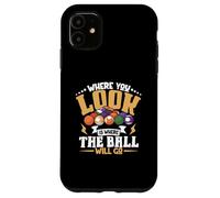 Taco de Billar de Billar Deportes Jugador de Billar Profesional Carcasa para iPhone 11