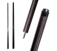 Taco de billar de fibra de carbono de 58 pulgadas, estructura de 1/2, conector de 3 dientes, taco de juego de punta de 12.4 mm, 19-20 onzas, adecuado para jugadores profesionales de billar (rojo)