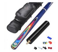 Taco de Billar Tacos de Billar Set de Tacos de Billar 3/4 Taco de Billar 9,5/10/11,5 mm Cabeza, aplicable a Billar, Ocho Negro, Dieciséis Colores, Nueve Bolas -4819 (Color: A, tamaño: 9,5 mm