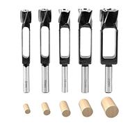 Taco de espiga, broca profunda, cortador de tapones de tacos, cortador de agujeros para tapones de madera, tacos de espiga y broca para tacos, vástago de 13 mm para la fabricación de muebles