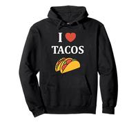 Taco de tacos pequeños de comida rápida simples i love Tacos Sudadera con Capucha
