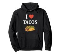 Taco de tacos pequeños de comida rápida simples i love Tacos Sudadera con Capucha