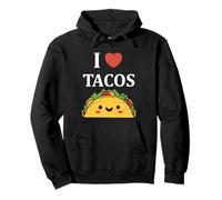 Taco de tacos pequeños de comida rápida simples i love Tacos Sudadera con Capucha