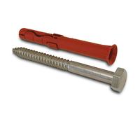 Taco especial para arcos de protección Moravia, con tornillo 10/100 mm