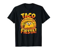 Taco Fiesta Funny Food Humor Extravagante Arte de Fiesta Camiseta